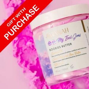 Aminnah “My Iced Gems” Boobies Butter (8oz), BRAND NEW SEALED